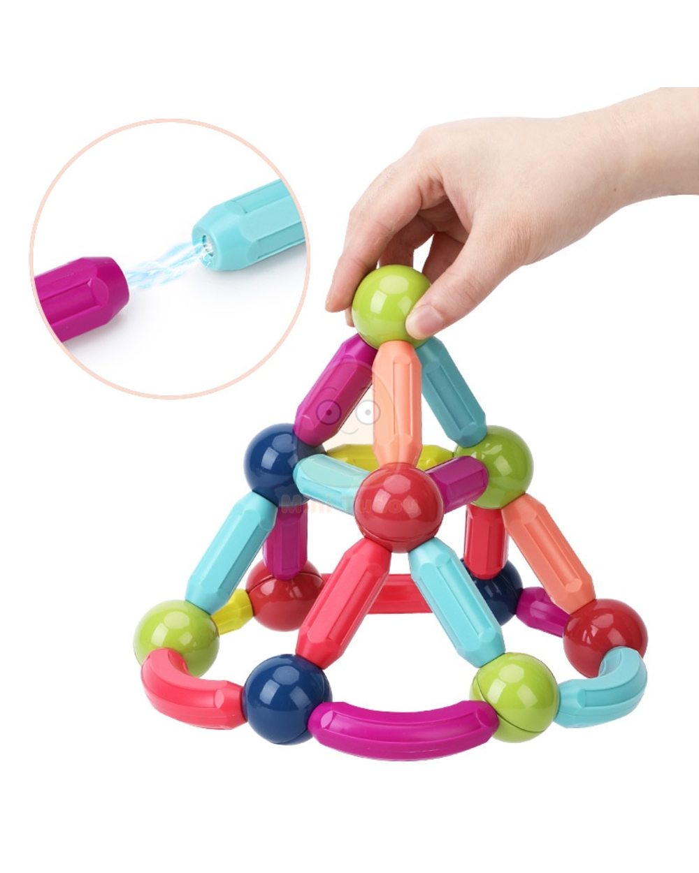 Kids Magnetic Constructor Block Designer front-2