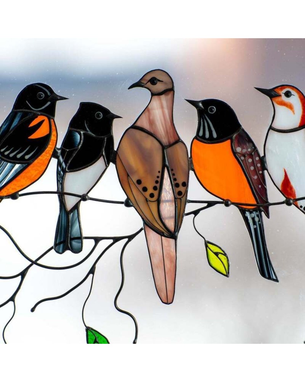This is a discount for you >> The Best Christmas GiftBirds Stained