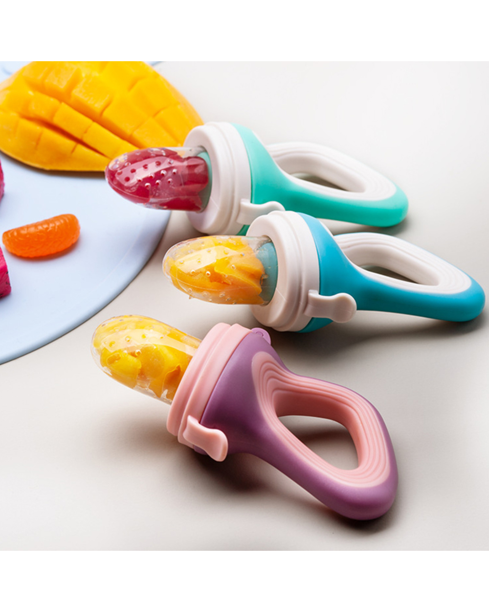 Newborn Pacifier Food Nibble Baby Pacifiers Feeder Kids Fruit Pacifier Feeding Safe Kids Training Nipple Teat Pacifier front-0