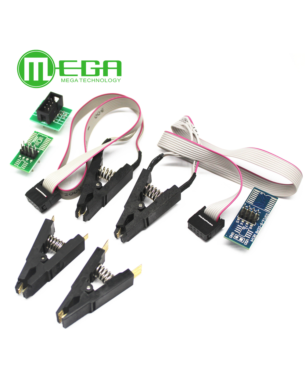 Programmer Testing Clip Sop8 Sop16 Sop Soic 8 Soic8 Dip8 Dip 8 Pin Ic Test Clamp front-5