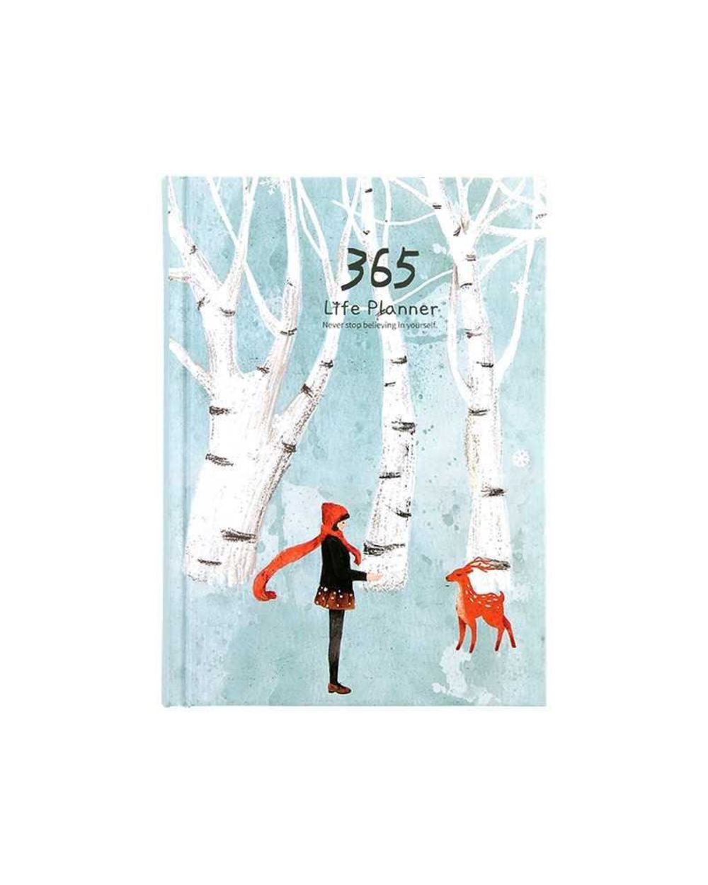Cute 365 Life Planner Notebook Colorful Paper Inner Page Notepad Daily Monthly Yearly Agenda Diary School Office Statio front-5
