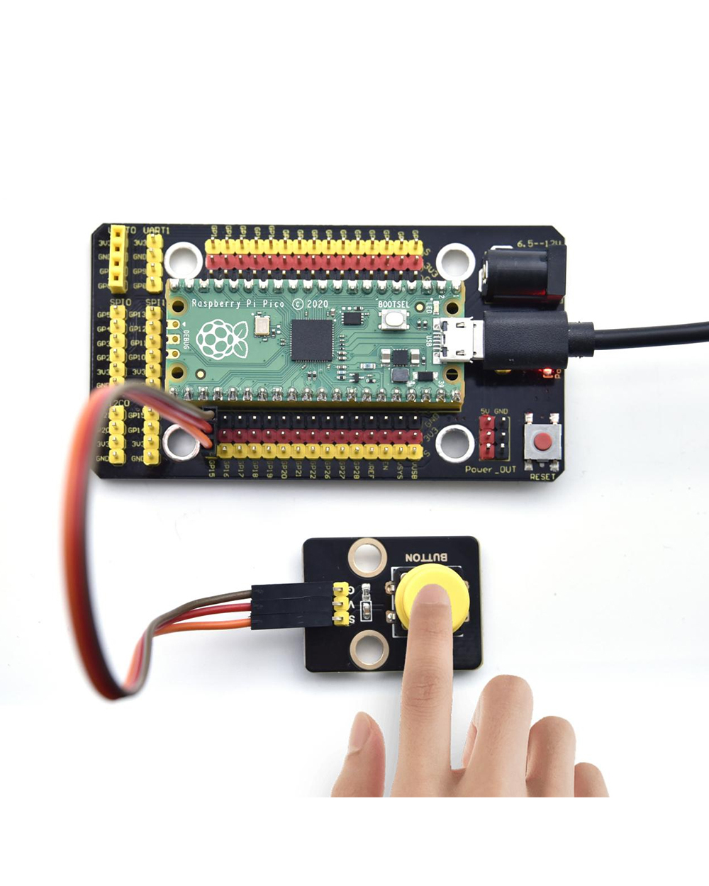 Keyestudio Raspberry Pi Pico Io Shield Expansion Board For Raspberry Pi Pico Development Board Diy Kit Electronic Pro front-5