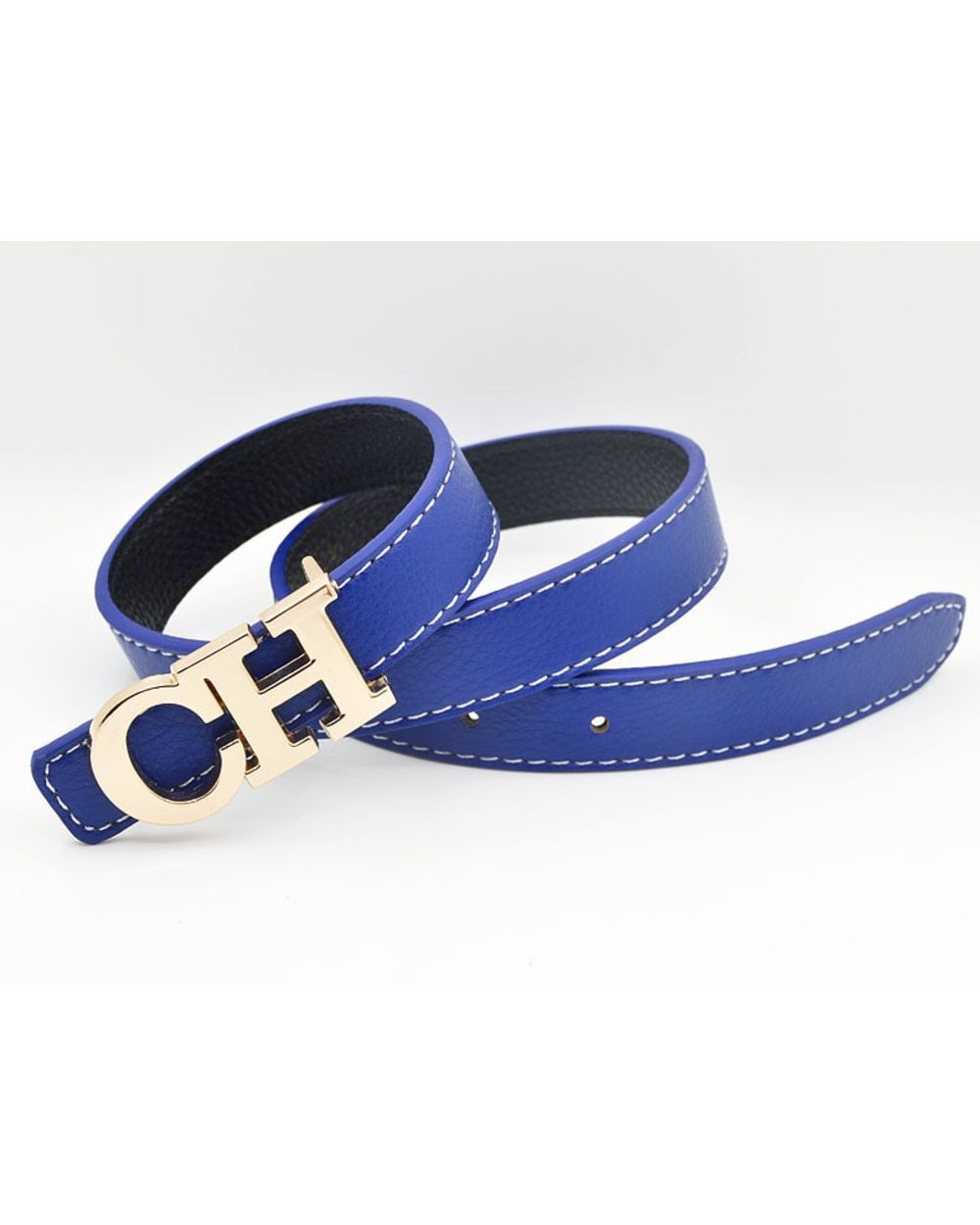 Birthday Gift For Kids Belts Men And Women Pu Leather Belt Fou Children Fashion Luxury Brand Golden Smooth Buckle front-5