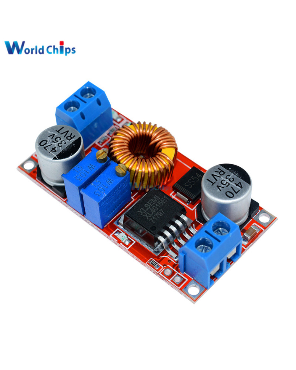 5A Max Step-Down Buck Charging Board Xl4015 Adj Lithium Battery Charger Converter Module Dc-Dc 0.8-30V To 5-32V 5A Step front-3