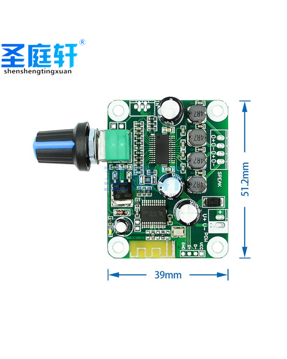 Tpa3110 Pbtl Digital Power 5.0 Amplifier Board 8-26V 30W+30W Stereo Class D Power Bluetooth Car For Usb Portable Speake front-2