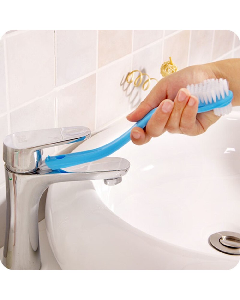 New Double Long Handle Shoe Cleaning Brush Shoe Cleaner Washing Toilet Lavabo Dishes front-4