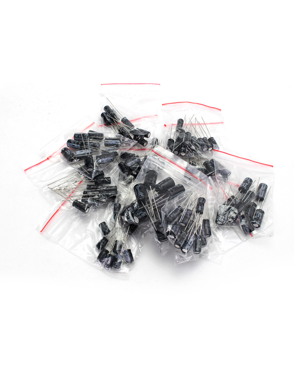 Electrolytic Capacitor Ceramic Kit Resistor Led Diodes Set Transistor Package Diy Assortment Electronic Components Kits front-4
