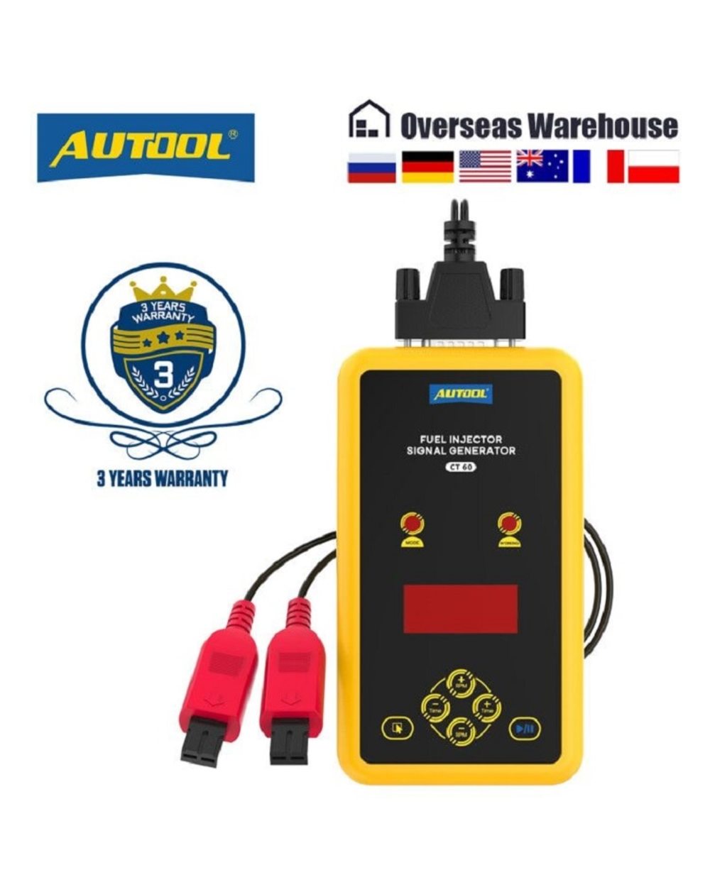 Autool Ct60 Fuel Injector Signal Generator Fuel Injector Super Pulse