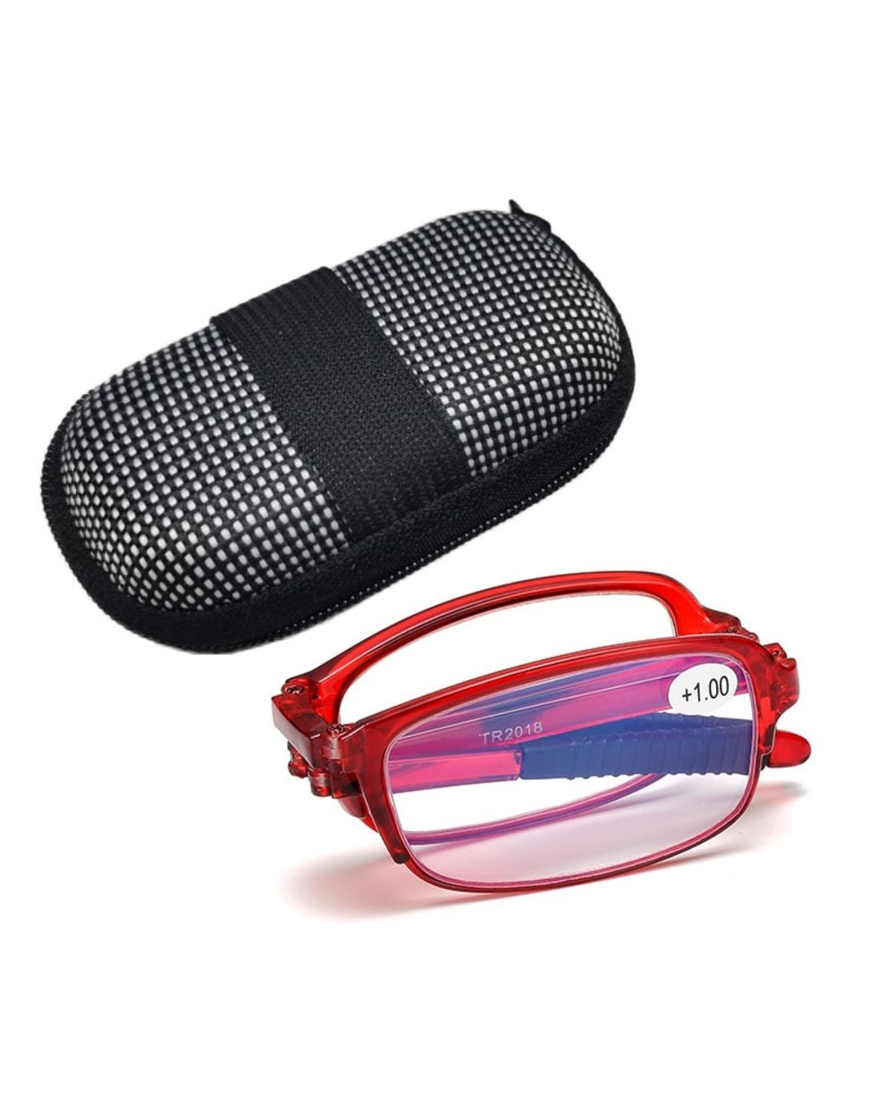 Men Women Folding Reading Glasses With Box Fashion Design Computer Glasses Unisex Presbyopia Prescription Eyewear With front-2