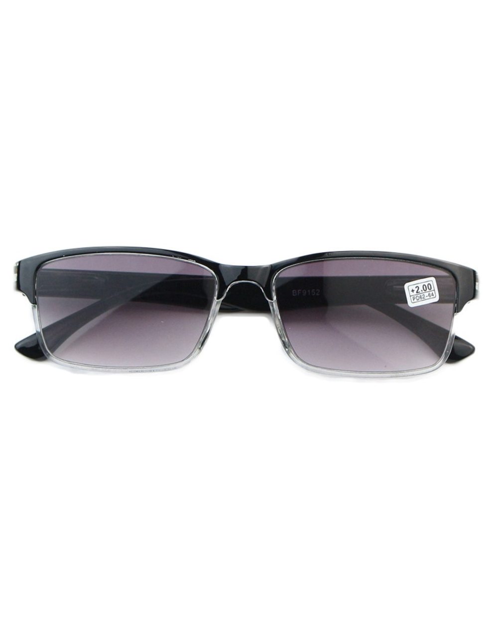 Seemfly +7.5 1.25 1.5 2 2.5 3 4.5 +5.0 Progressive Gray Reading Glasses Male Black Retro Goggle Female Prebyopic Hypero front-1