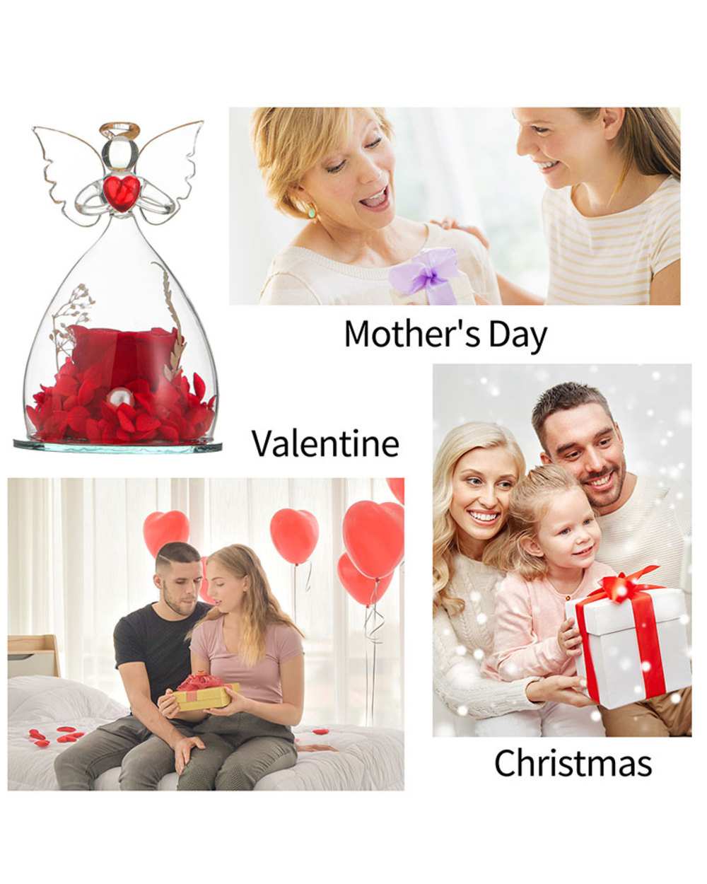 Preserved Rose Gifts for Mom on Mother's Day , Birthday ETC front-1