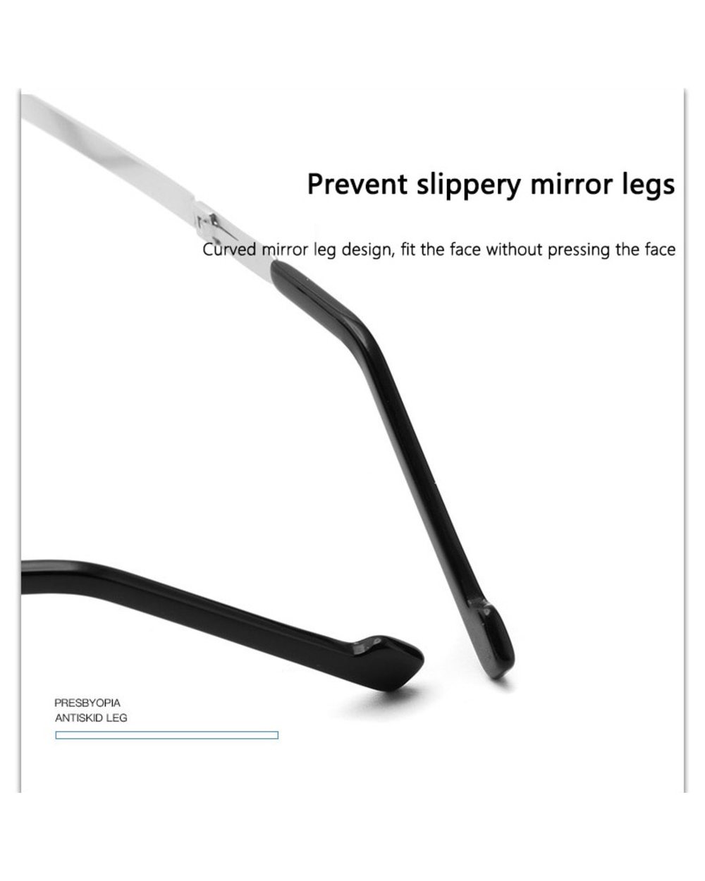 Portable Folding Reading Glasses Men Metal Round Square Anti Blue Light Eyewear Presbyopia Eyeglasses Frame Diopter +1. front-5
