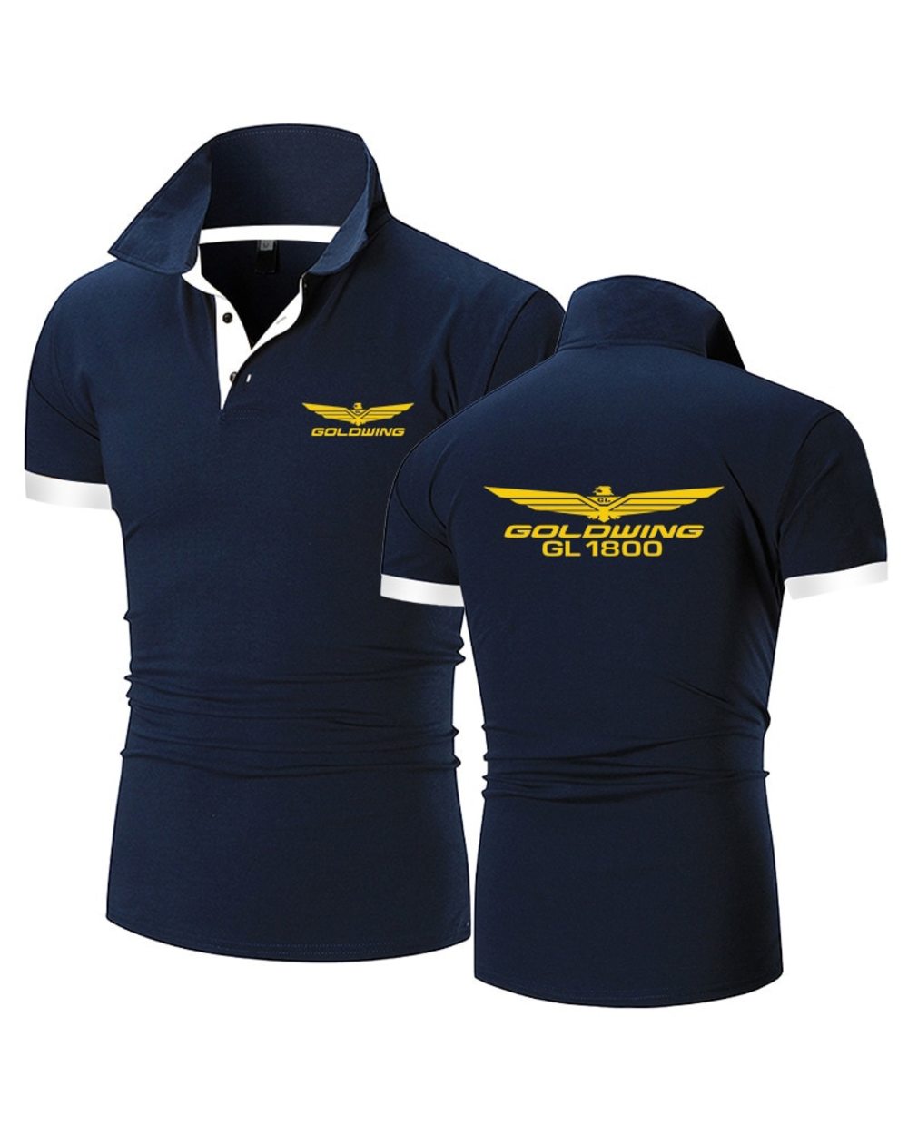 GOLDWING GL 1800 Summer Casual Polo front-3