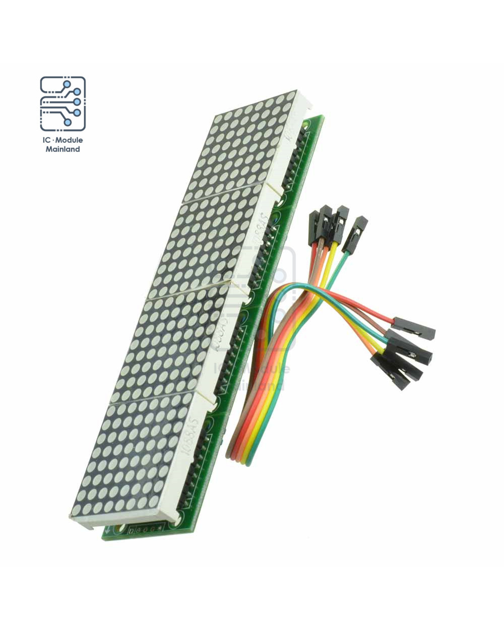 Max7219 Dot Matrix Module Led Microcontroller Display Module For Arduino 4 In 1 With 5P Line Mcu Led Display Control Mo front-5