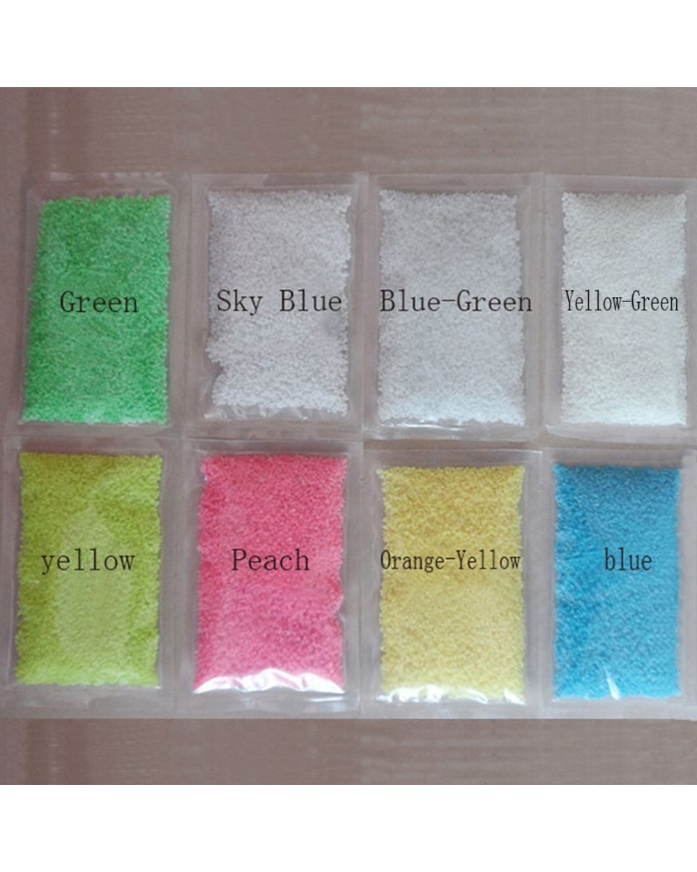 10g Party DIY Fluorescent Super luminous Particles Glow Pigment Bright Gravel Noctilucent Sand Glowing in the Dark Sand front-5