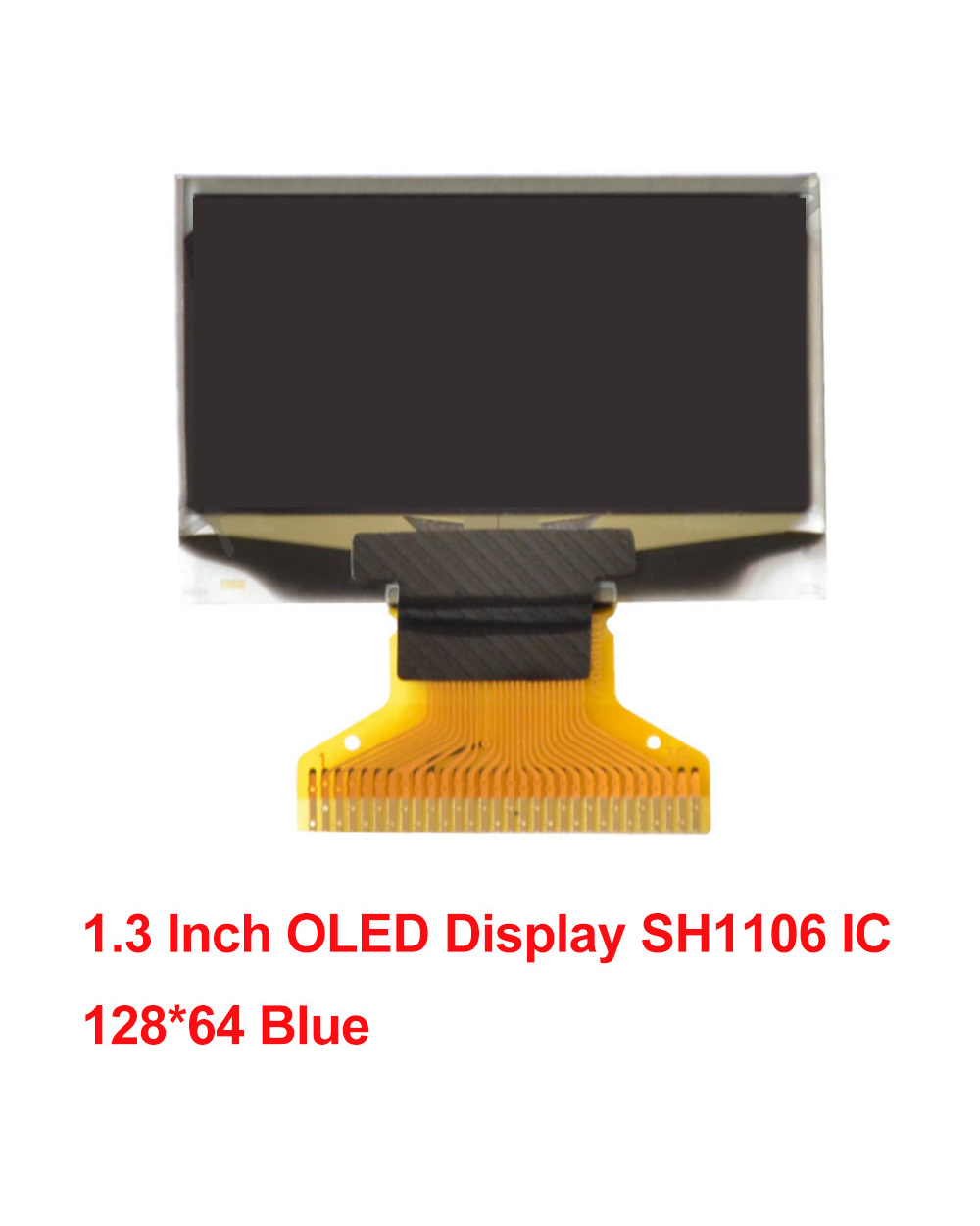 1.3 0.91 0.42 Inch Oled Display Sh1106 Ic Ssd1306 Iic Interface 14Pin Resolution 128X64 12864 72X40 128X32 White Blue D front-4