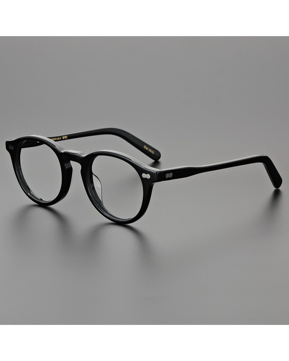 Retro Glasses Frame Men High Quality Round Acetate Designer Optical Miltzen Eyewear Myopia Reading Women Prescription E front-1