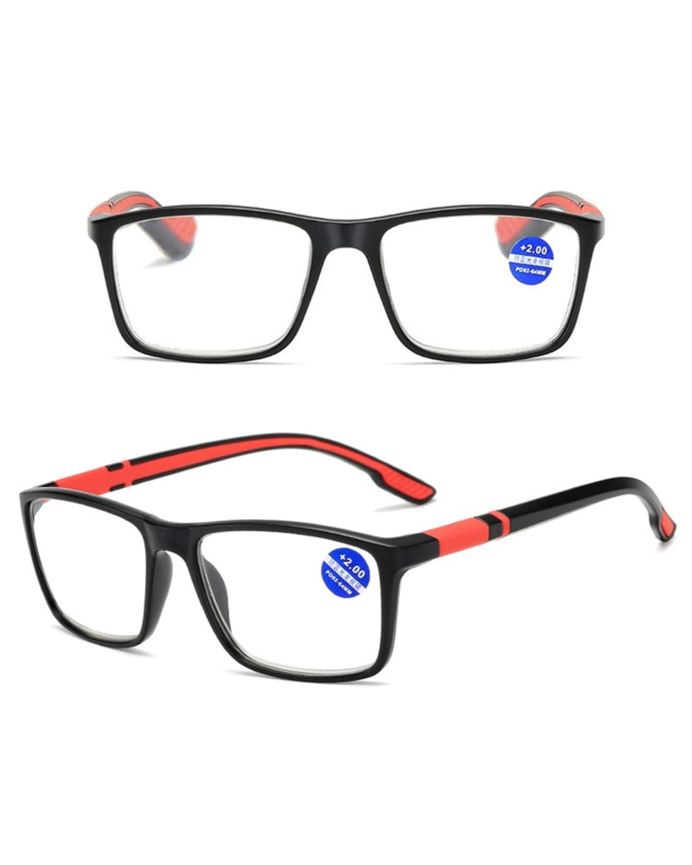 Vintage Tr90 Reading Glasses Women Men Anti Blue Light Presbyopia Eyeglasses Bifocal Near Far Hyperopia Eyewear +1.5 2. front-5