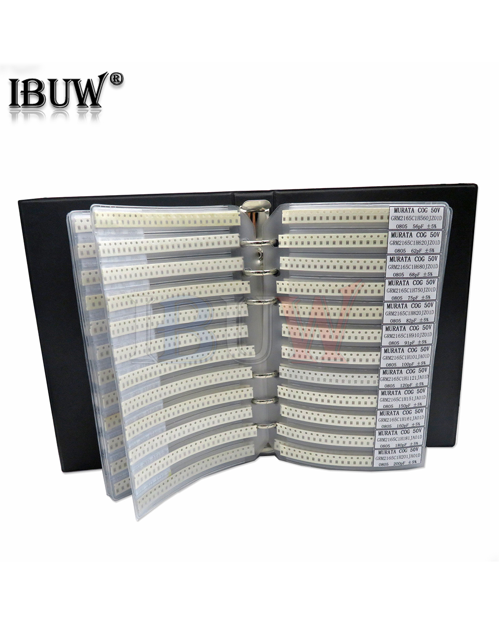 950Pcs 2550Pcs 4500Pcs 0201 0402 0603 0805 1206 Capacitor Sample Book Ibuw Smd Assorted Kit 10Uf 1Nf 100Pf 10Nf front-2