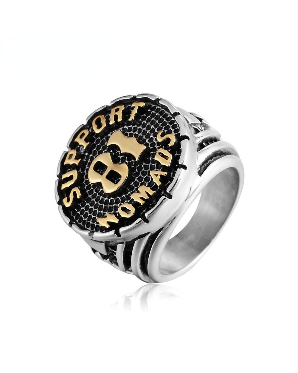 81 Titanium Steel Rings for Men Women Couple front-0