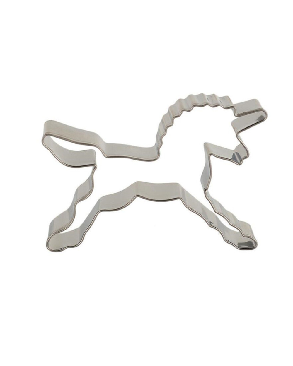 1Pcs Unicorn Head Cookie Cutter Stainless Steel Fondant Cutter Baking Cookie Mold Biscuit Mould Cake Decorating Tools front-0