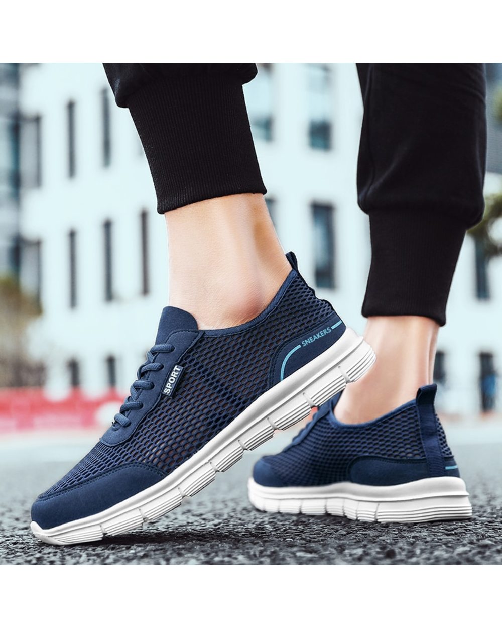 Men Shoes Autumn Soft Loafers Lazy Shoes Lightweight Casual Sneakers front-0