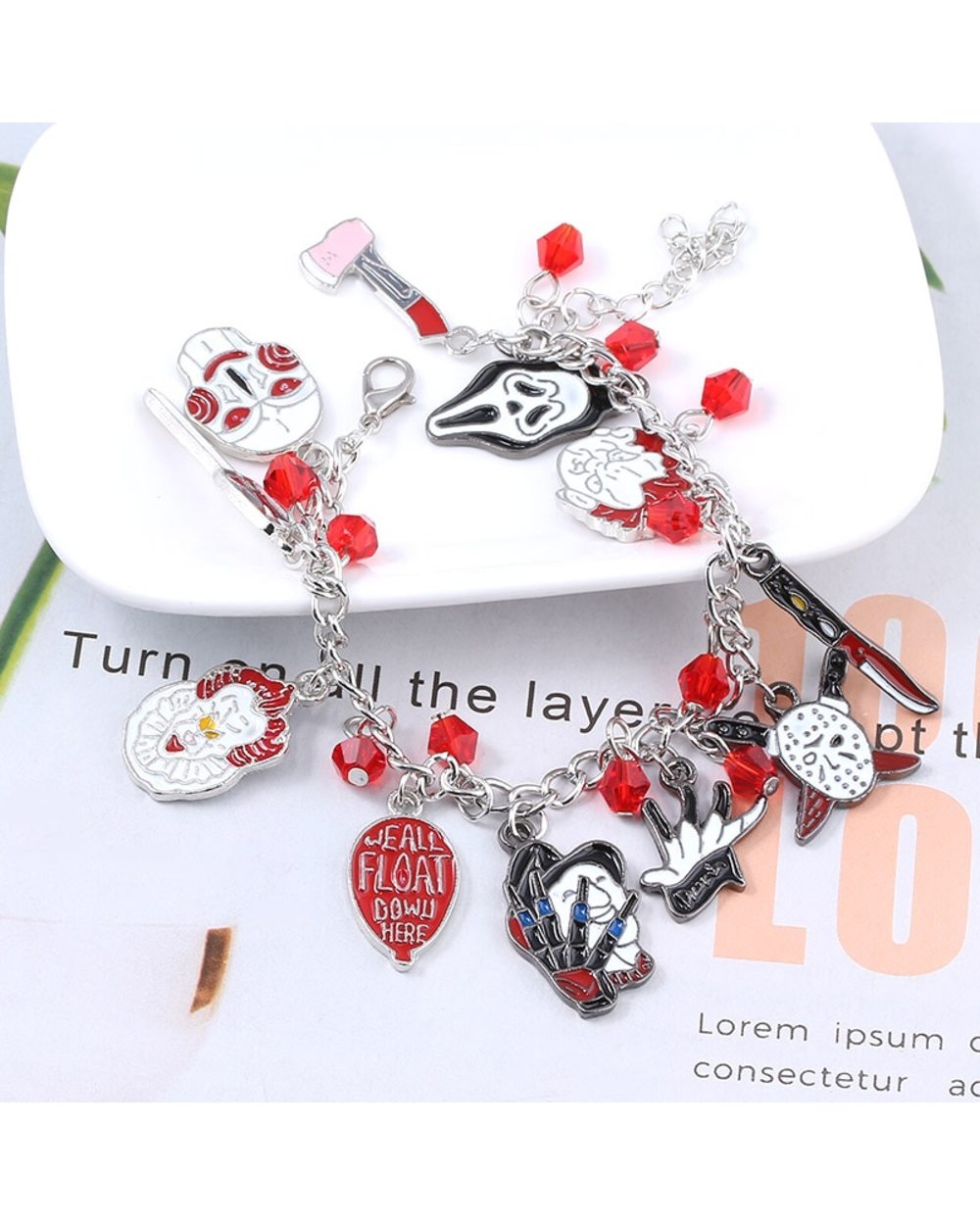 Horror Bracelet Halloween Jewelry front-3
