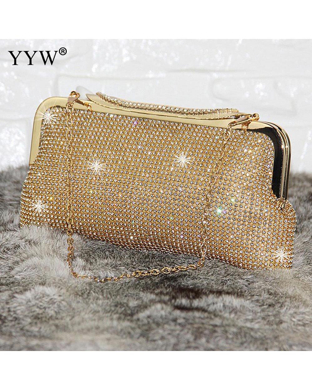 black and gold evening bolsa