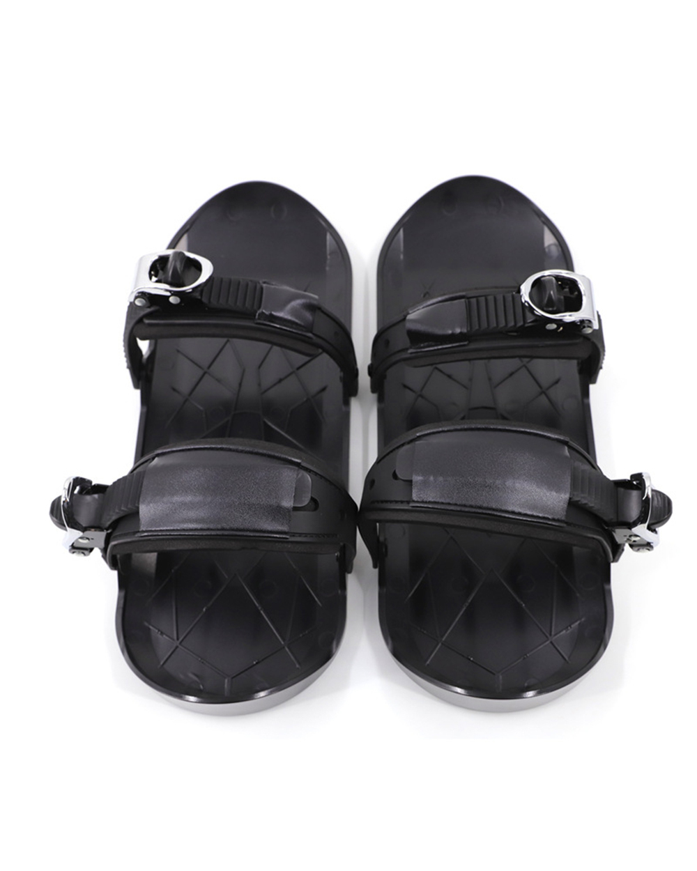 Mini Ski Skates Portable Short Skiboard Adjustable Skates Shoes For S front-1