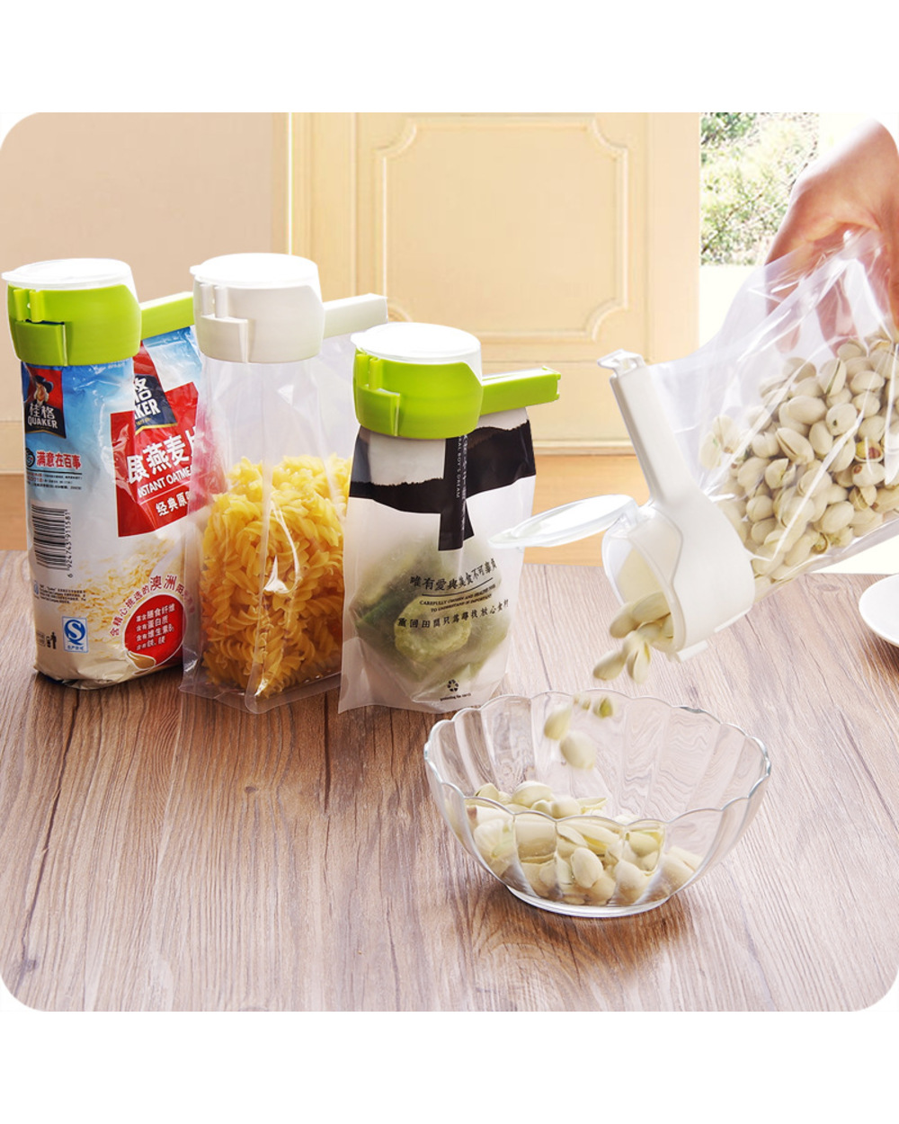 1Pcs Sealing Clip Food Storage Bag Clip Kitchen Accries Preserve Sealing Bag Clip Household Fresh Keeping Sealer Clamp front-1