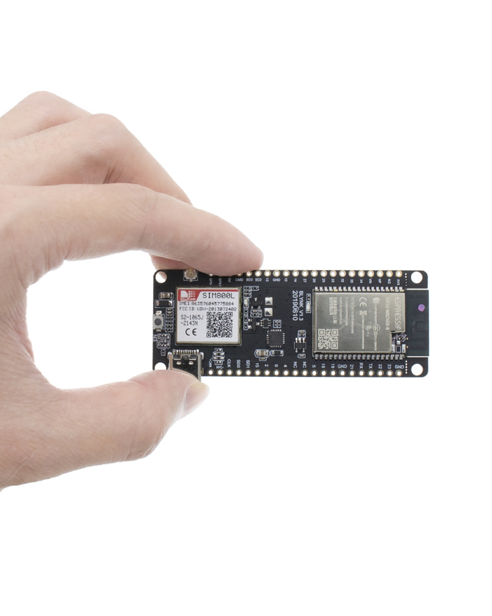 Ttgo T-Call V1.3 Esp32 Wireless Module Gprs Antenna Sim Card Sim800l Module front-2
