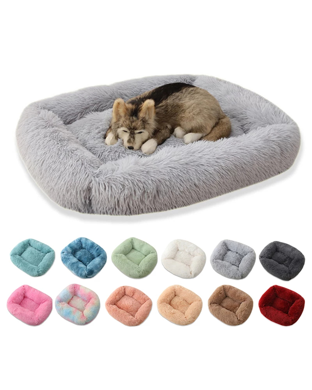 Square Large Dog Sofa Bed front-3