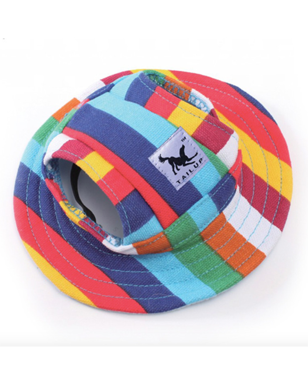 Pet Dog Cat Cap Breathable Summer Sunhat Cloth Mesh Canvas Hat For Small Medium Dogs Cats Caps Pet Products front-1