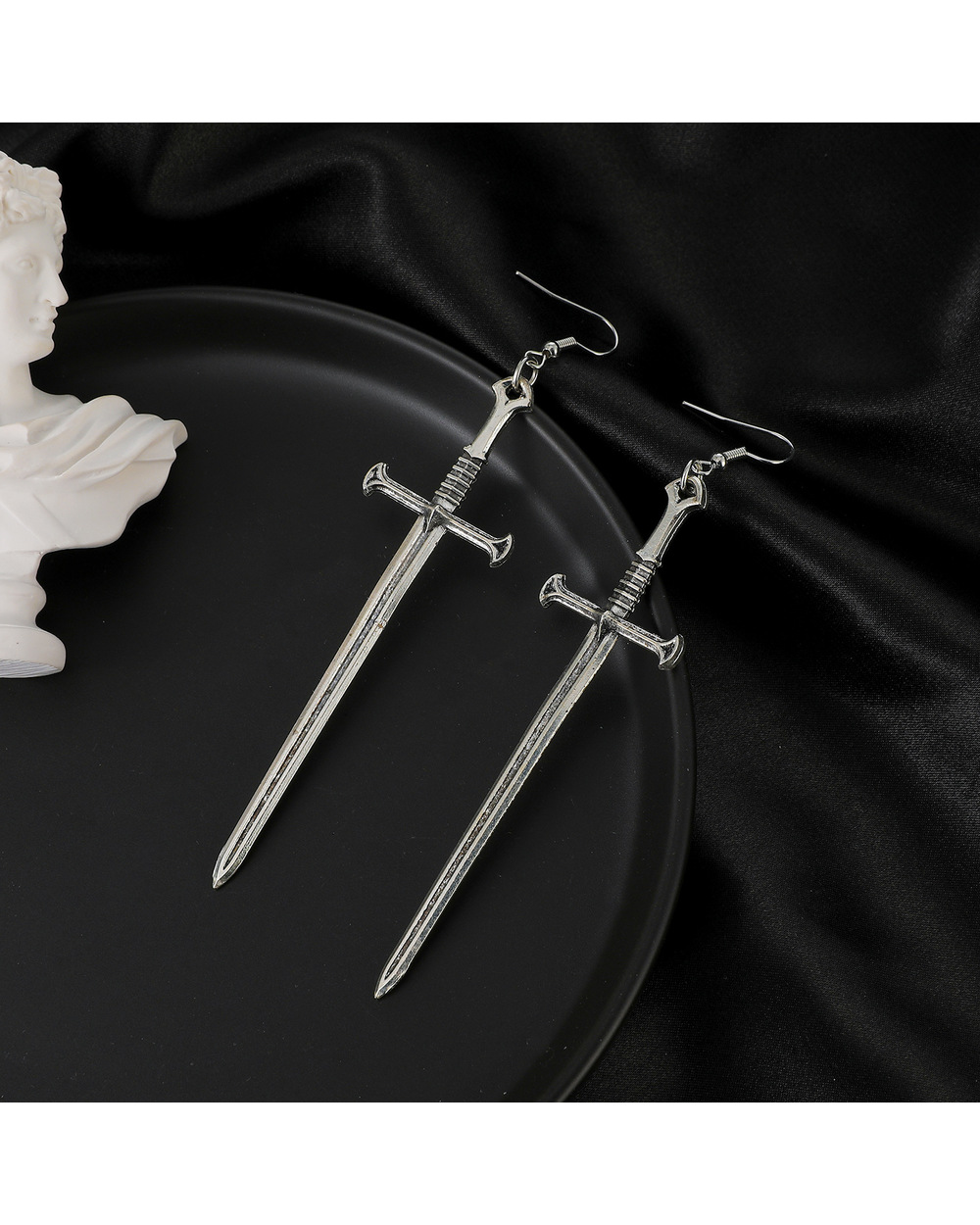 Buy Best Quality Sword Earrings Free Shipping front-2