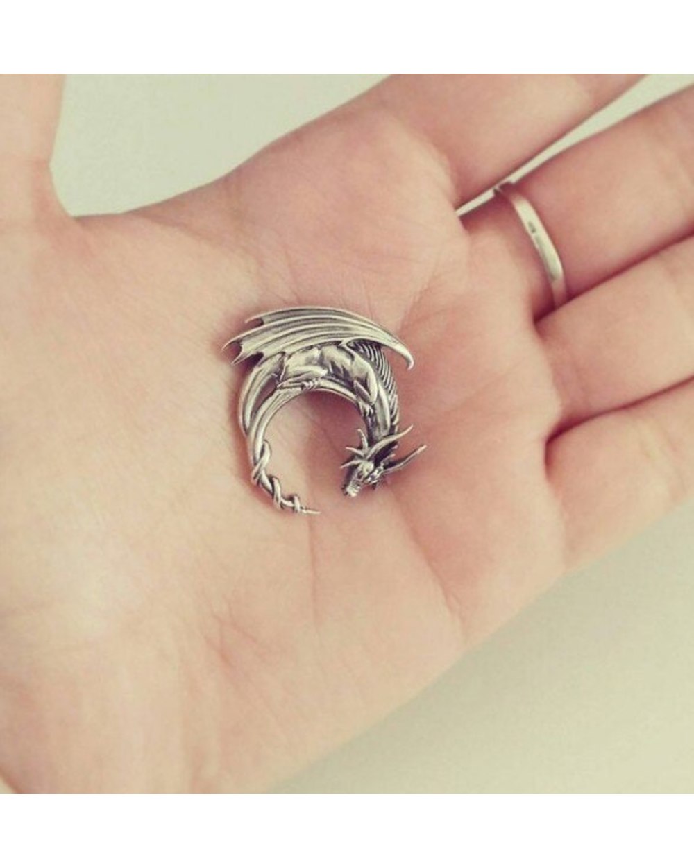 Necklace Dragon Jewelry front-5