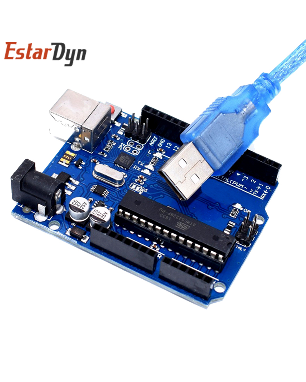 10Pcs Uno R3 Atmega328p Atmega16u2 Development Board With Usb Cable Diy Starter Kit front-2