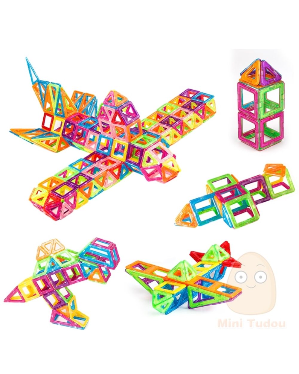 Mini 200PCS 46PCS Magnetic Designer Constructor Toy For Boys Girls Magnetic Building Blocks Magnet Educational Toys front-1