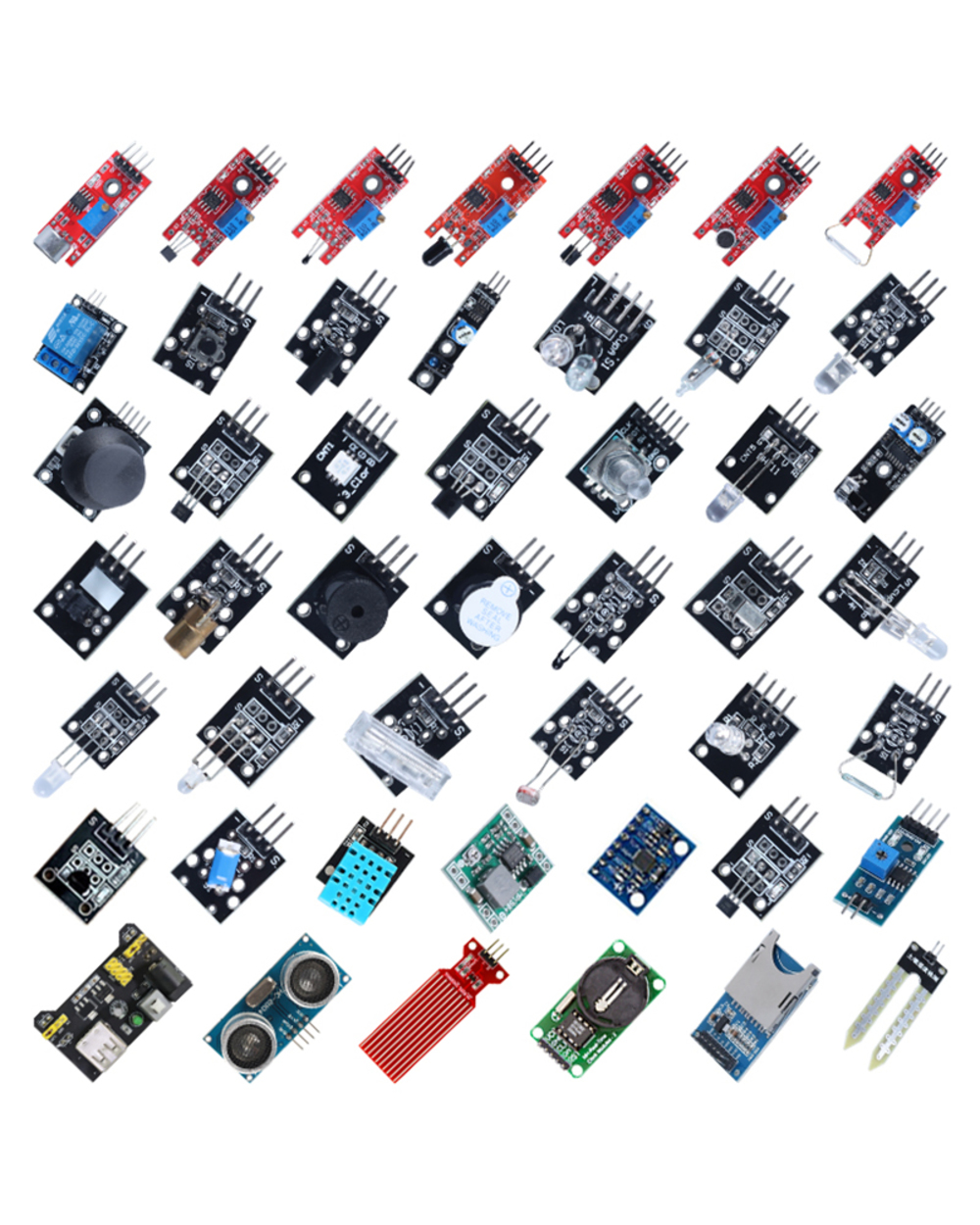 Zhiyitech Electronics Sensor Kit For Arduino Project Diy Building Starter Kit 45Pcs In 1 front-3