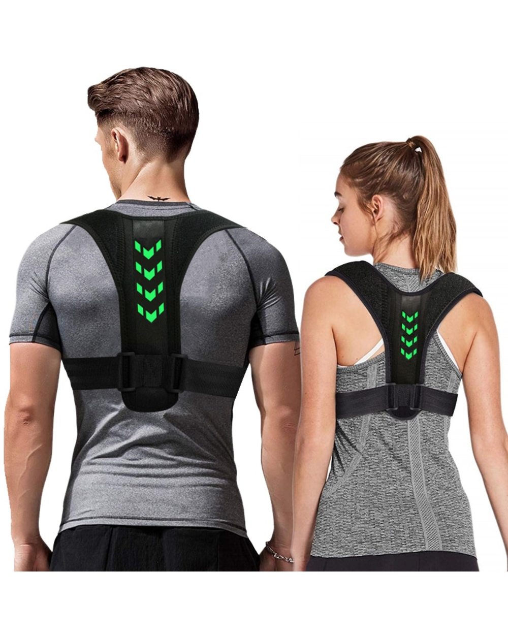 Adjustable Posture Corrector Back Brace Support front-0
