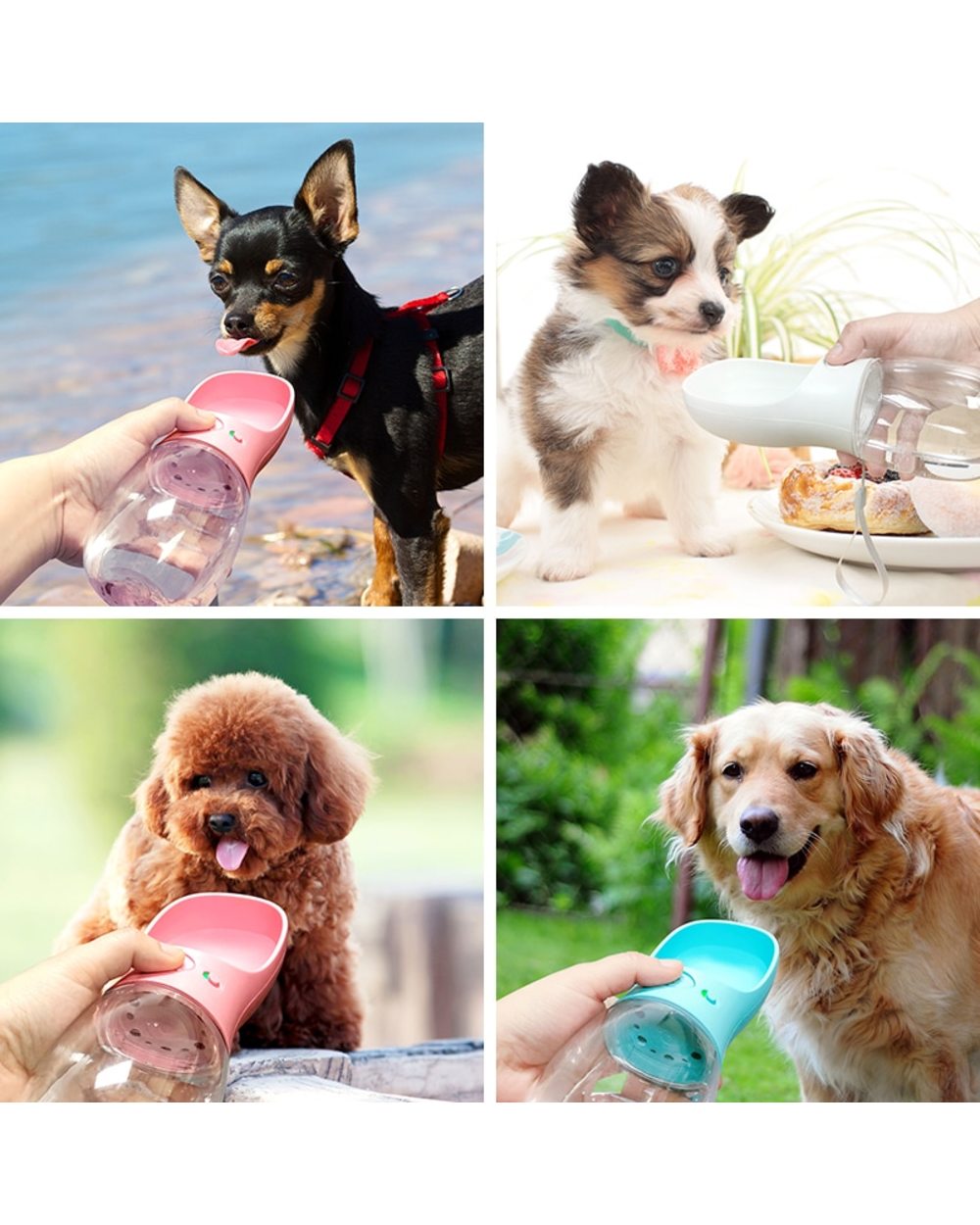 Portable Pet Dog Water Bottle For Dogs Travel Puppy Cat Drinking Bowl Outdoor Pet Water Dispenser Feeder Pet Product front-4