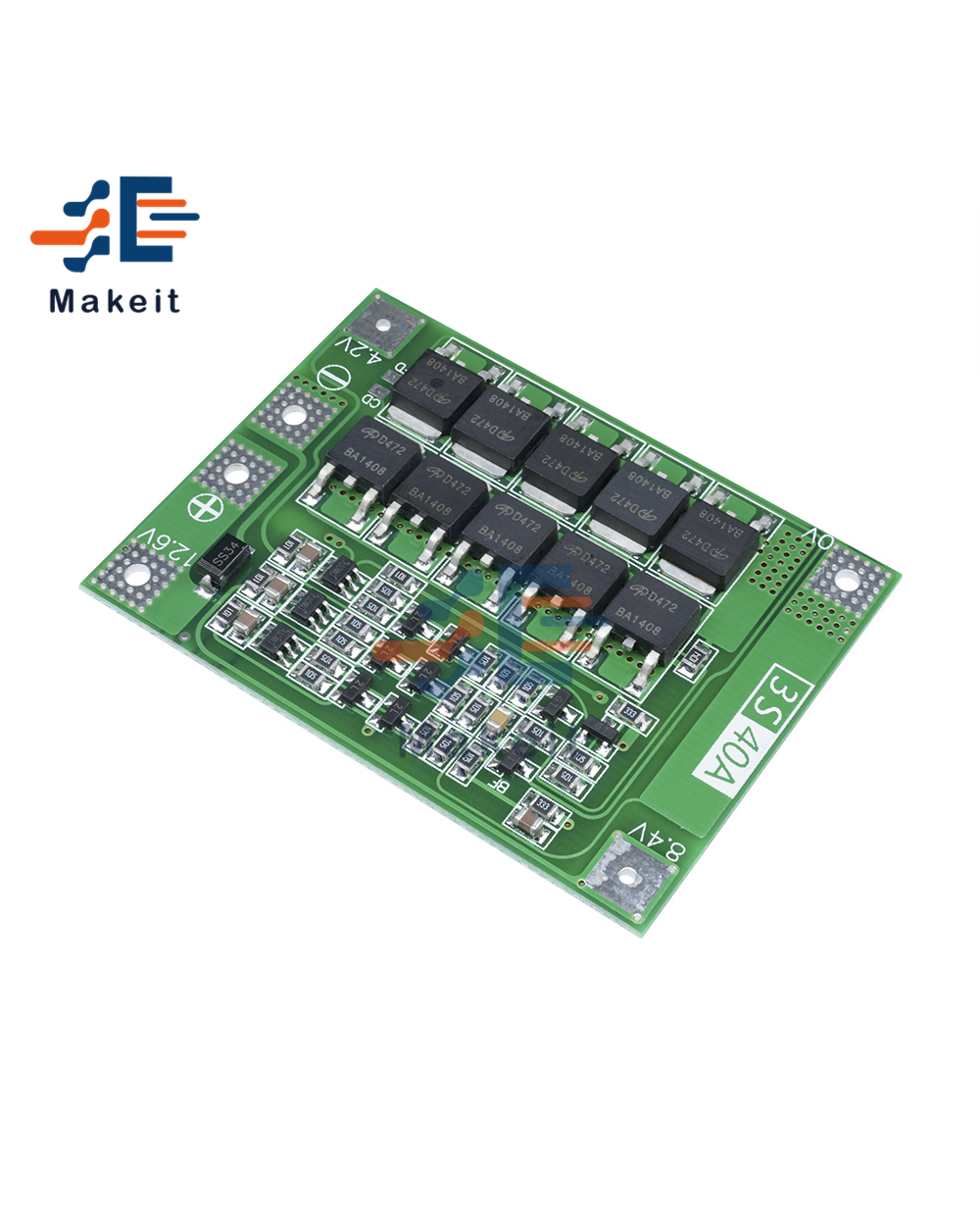 Equalizer Bms 3S/4S 12V/24V Bms Balance 3S/4S Li-Ion Lithium Battery 18650 Charger Pcb Bms Protection Board With Balanc front-2