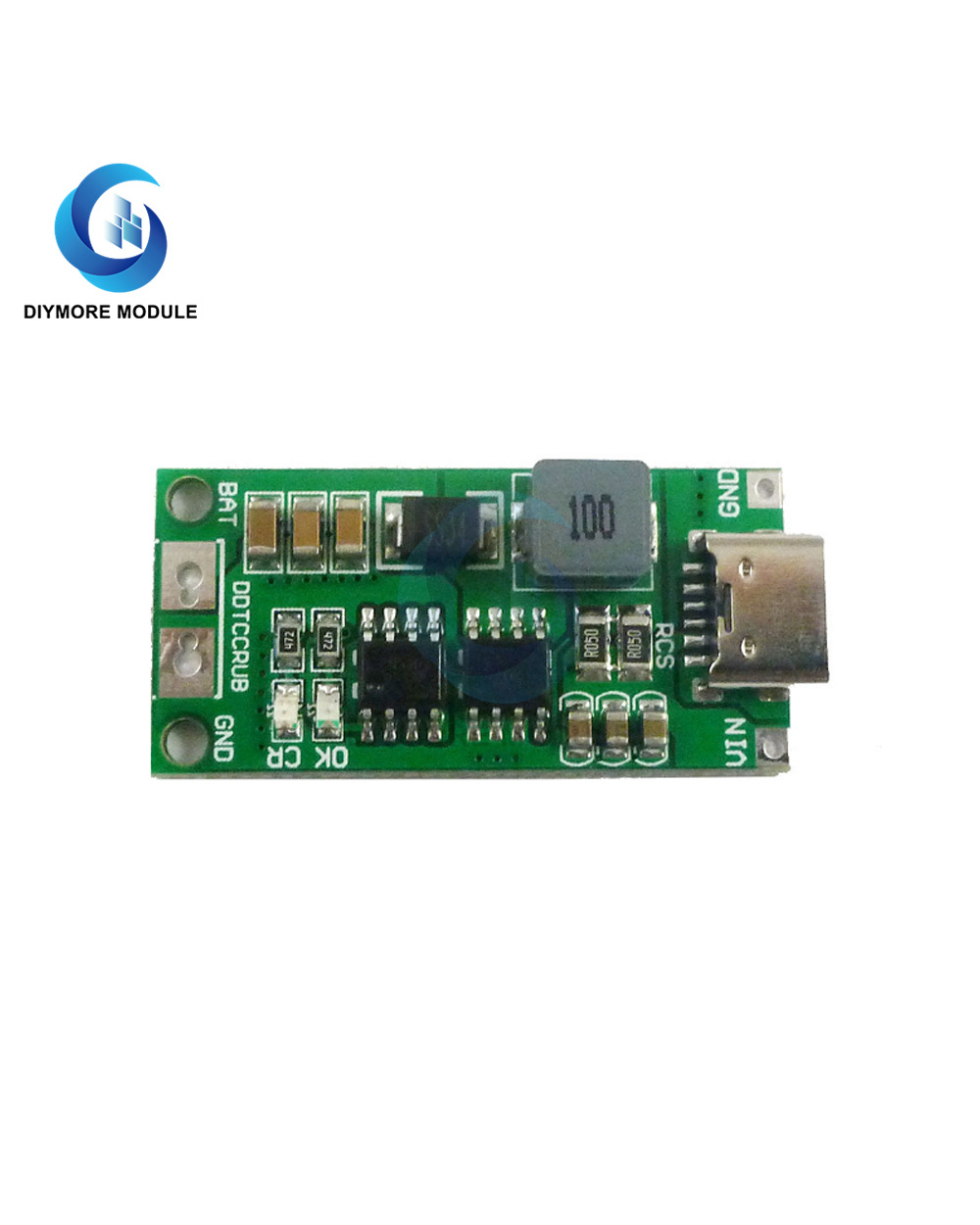 Multi-Cell 2S 3S 4S Type-C To 8.4V 12.6V 16.8V Step-Up Boost Lipo Polymer Li-Ion Charger 7.4V 11.1V 14.8V 18650 Lithium front-3