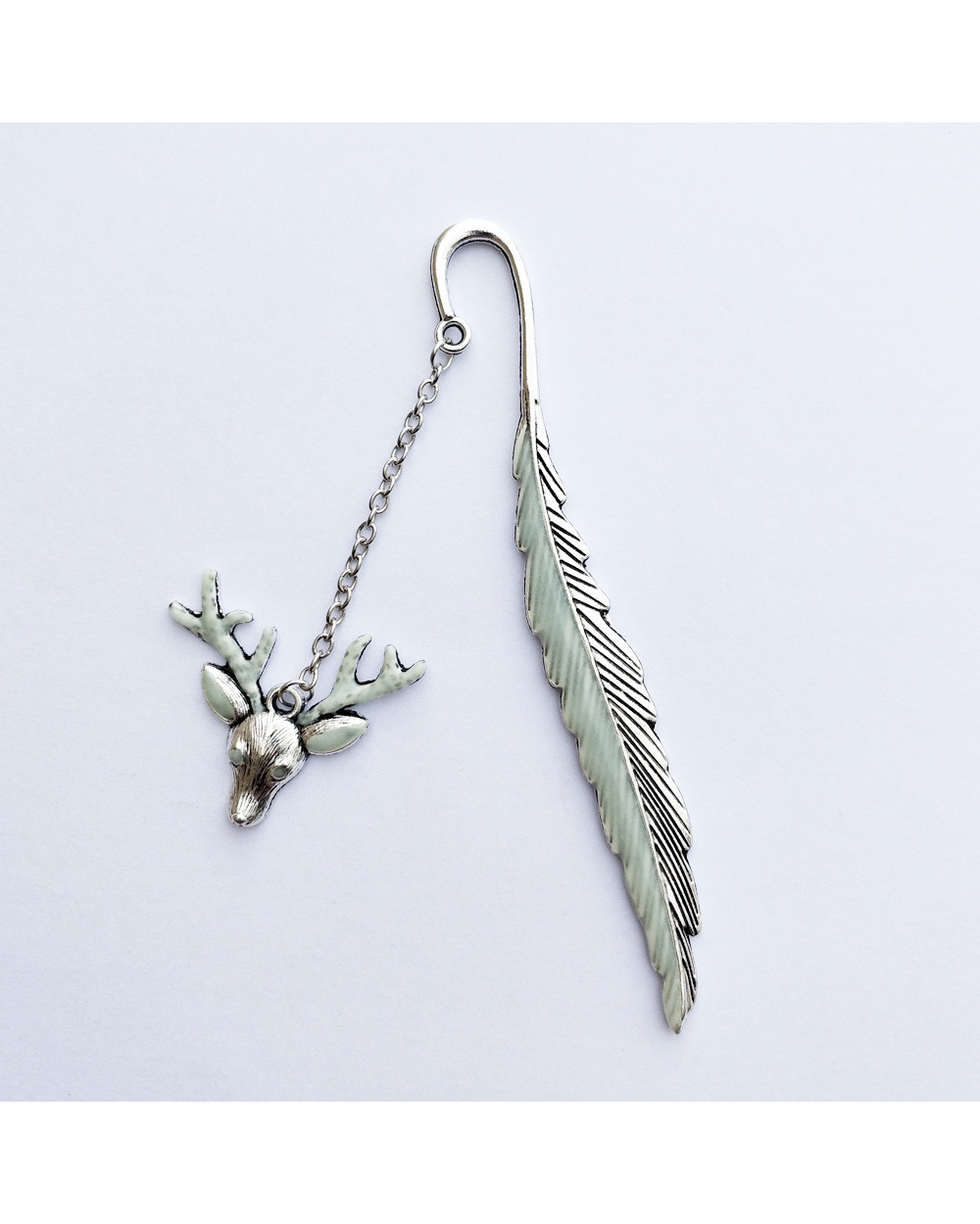 Originality Retro Cute Animals Dragon Owl Butterfly Flower Design Metal Bookmark For Books School Students Vintage Book front-5