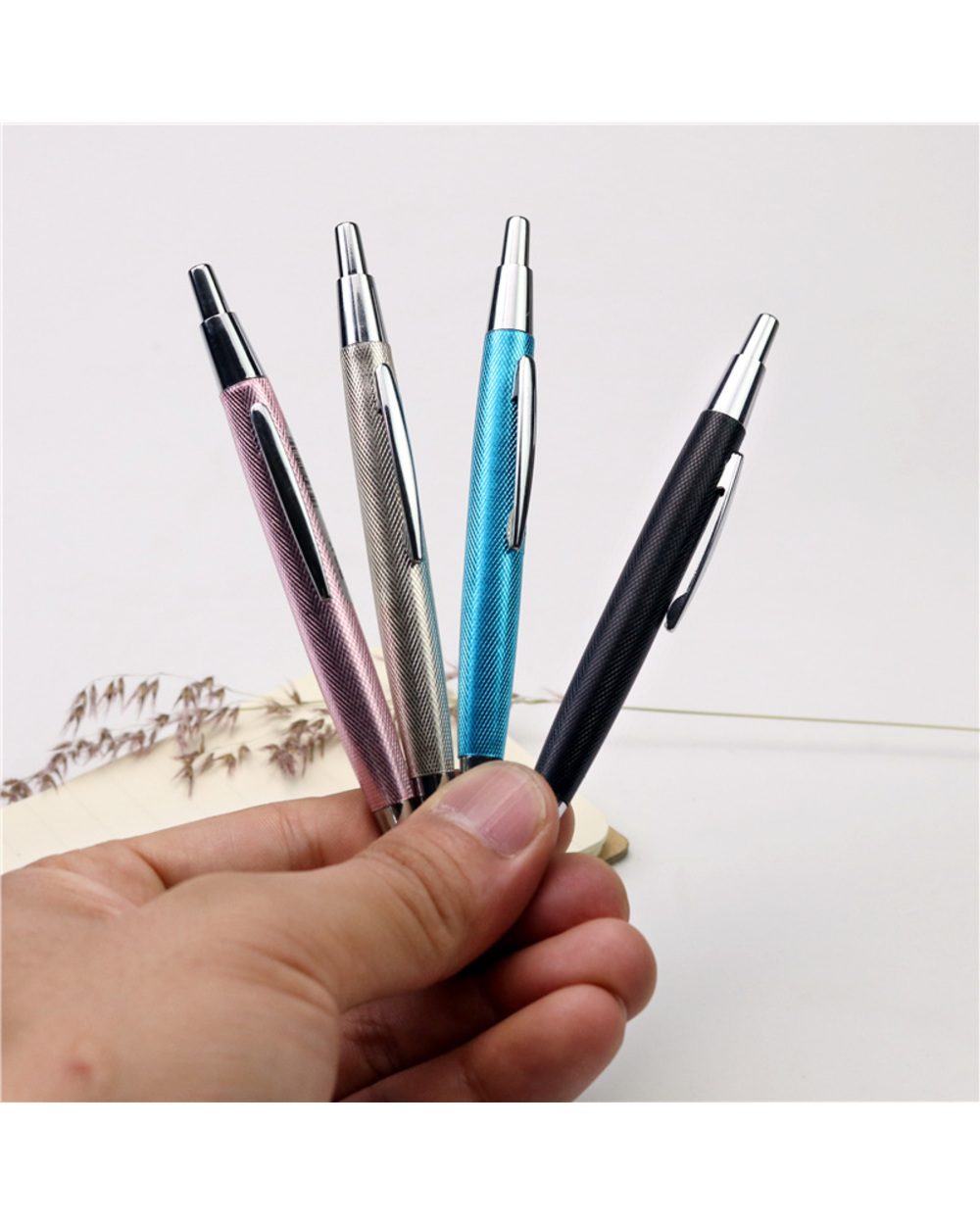Cute Short Metal Mechanical Pencil With 0.5Mm Or 0.7Mm Refill Writing Creative Stationery front-1
