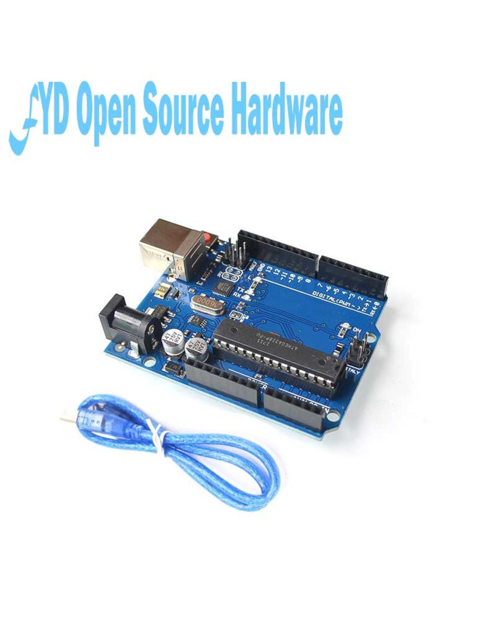 Uno-R3 Atmega328p Atmega16u2 Development Board With Usb Cable Diy Starter Kit For front-4
