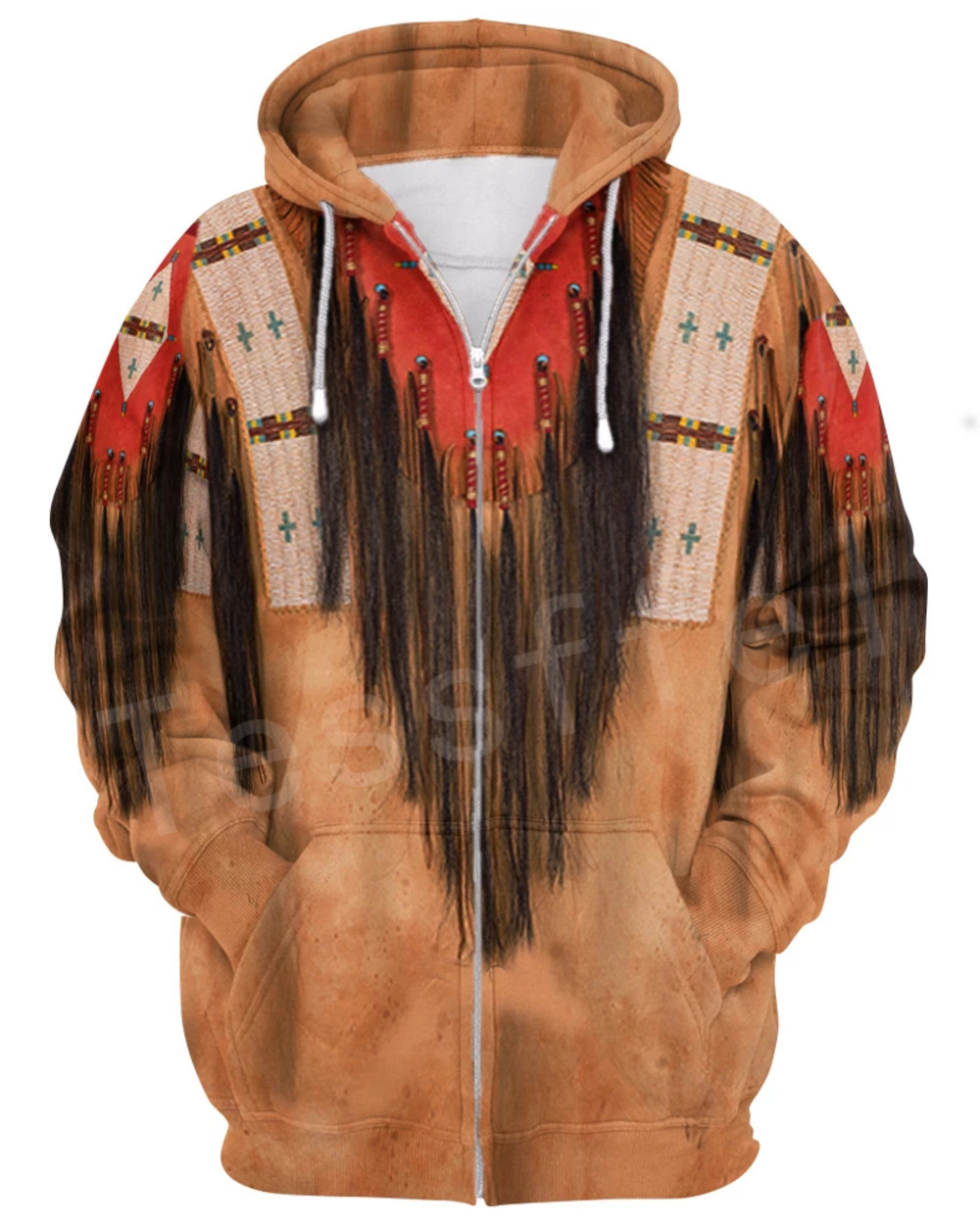 Tessffel Indian Native Harajuku Casual Colorful Tracksuit New Fashion 3Dfull Print Hoodie/Sweatshirt/Jacket front-2