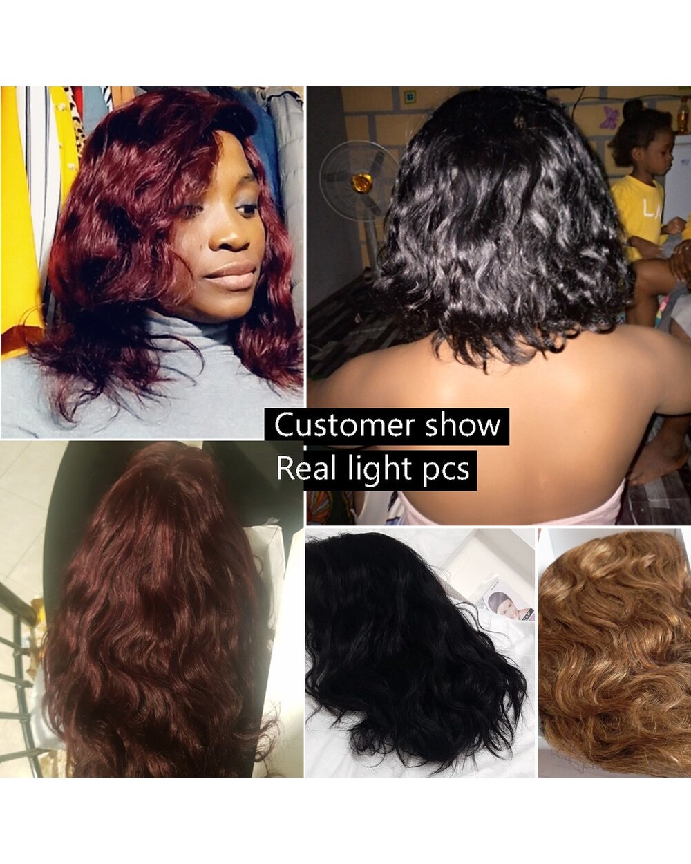 Short Lace Part Wigs For Women Human Hair Wig Natural Wave Brazilian Remy Natural Black 99j 30 Pre Plucked Bleached front-2