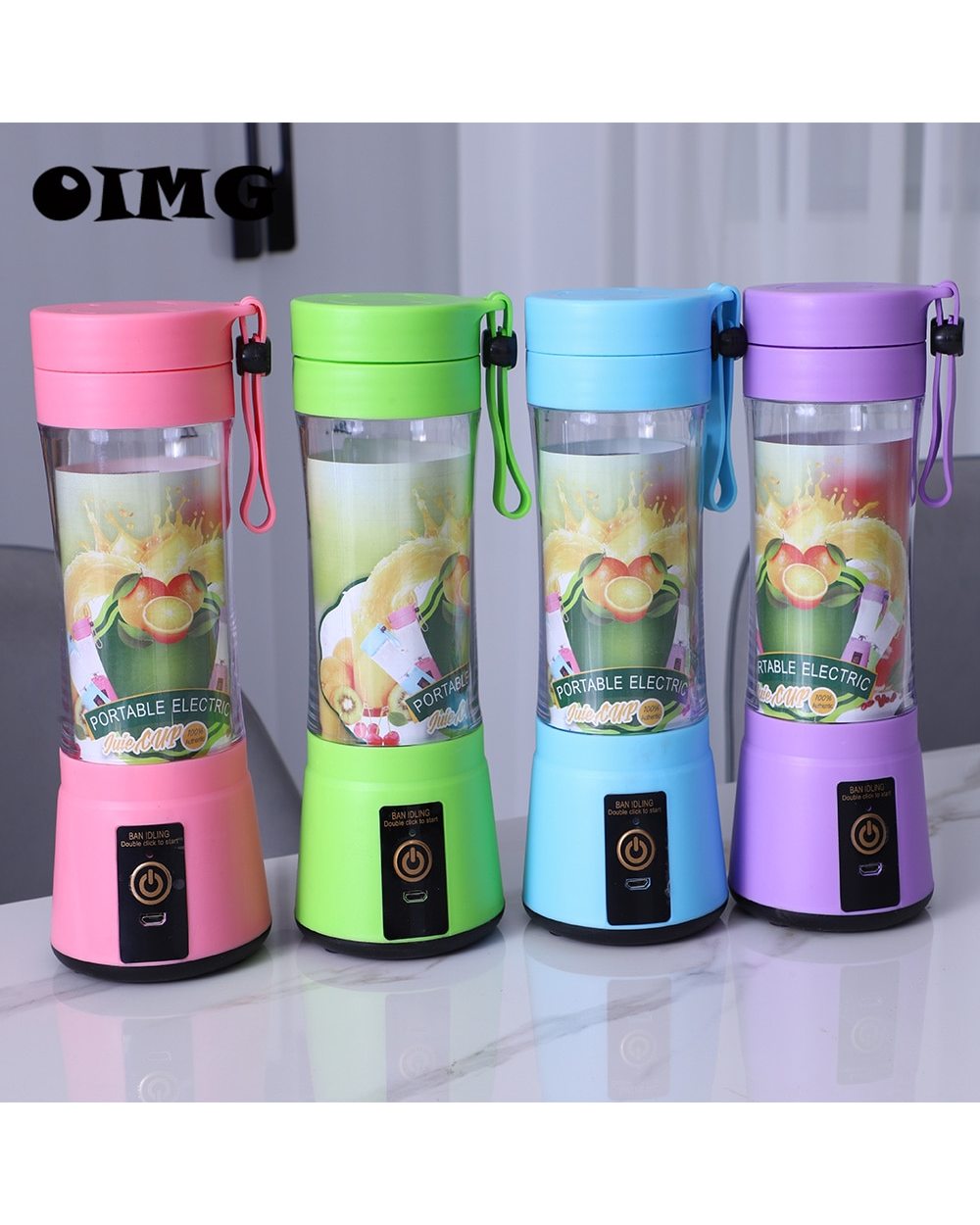 Portable Blender With Usb Rechargeable Mini Fruit Juice Mixer Personal Blender For Smoothies And Shakes Fruit Juice Mil front-0