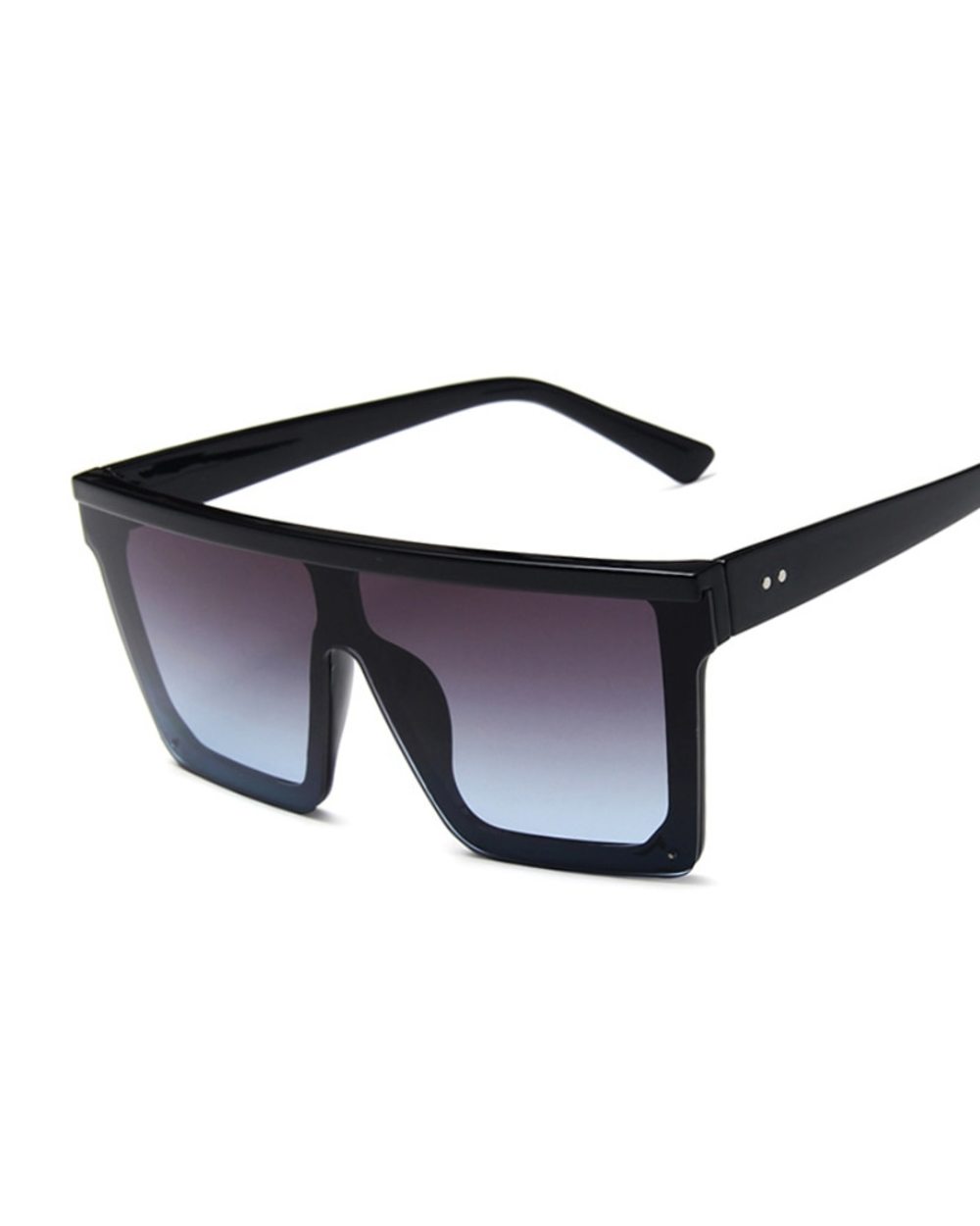 New Fashion Luxury Brand Square Sunglasses Women Vintage Oversize Sun Glasses Female Big Frame Shades Black Lady Uv400 front-2
