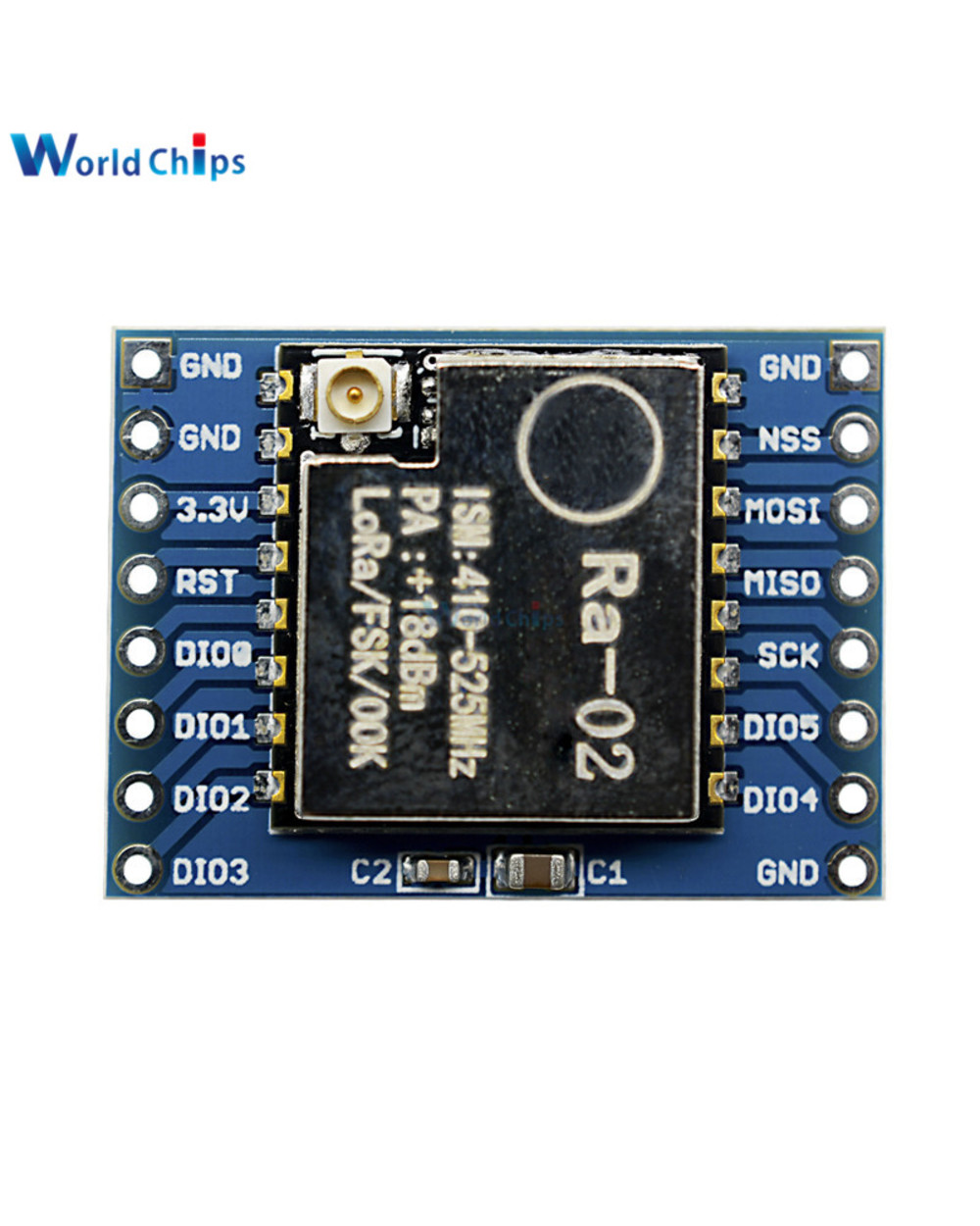 Sx1278 433Mhz Ra-02 Lora Module 10Km Wireless Spread Spectrum Transmission Electronic Diy Kit For Smart Home Meter Read front-2